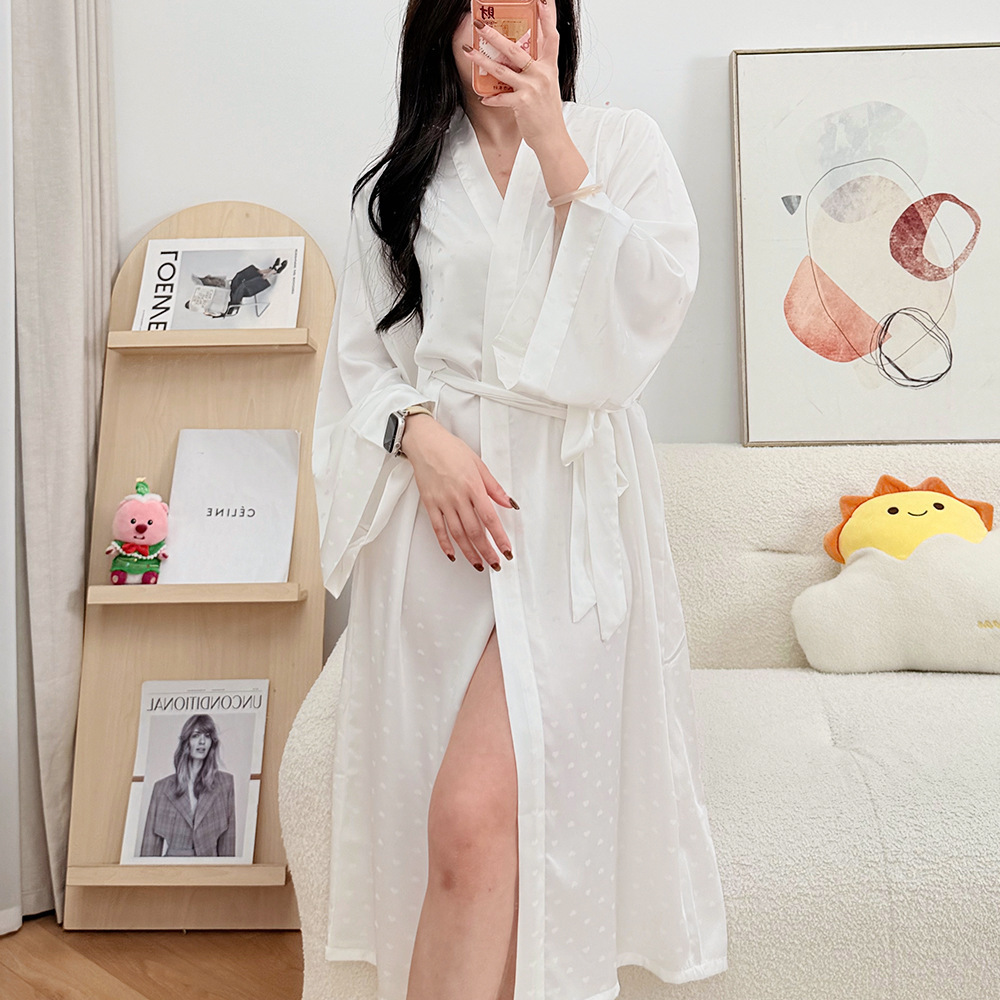 흰색 자카드