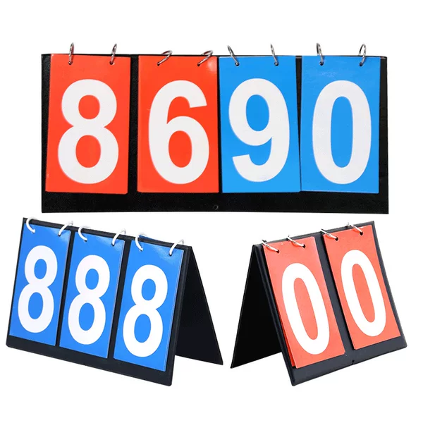 Two-position scoring board three-digit football multi-function basketball scoring board table tennis scoring device four-position scoring board