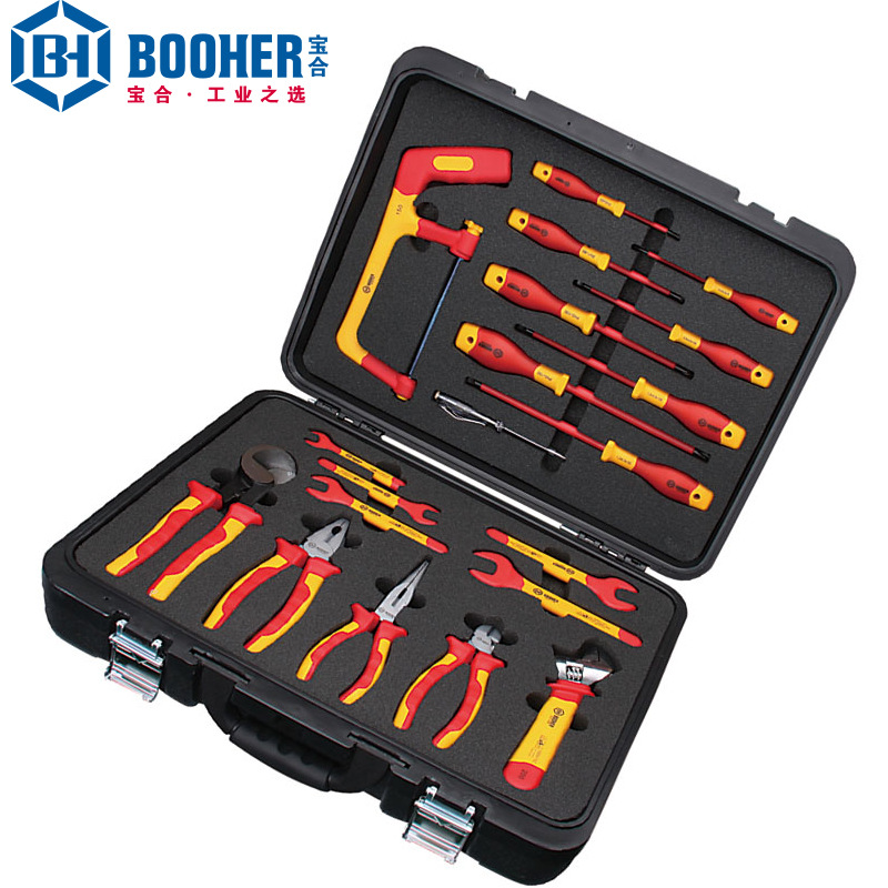 宝合Booher0200410 98件VDE绝缘综合工具组套电工绝缘工具套装