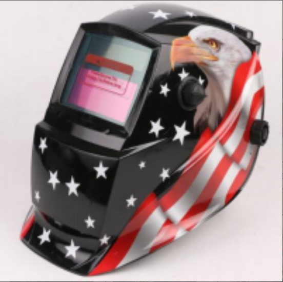 Máscara de soldadura automática solar 107, casco de protección LCD con cambio de luz y montaje en cabeza