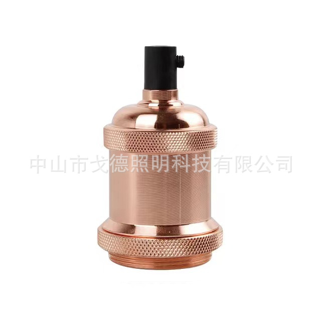 El comercio electrónico transfronterizo se especializa en portalámparas estilo Edison americano, lámparas creativas de cuerda de cáñamo DIY, bases de lámparas retro, portalámparas E27/E26.