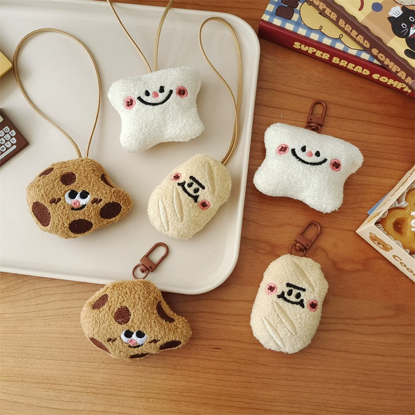 Хлеб серии три брата плюшевые мультяшные сумки подвески diy аксессуары для волос брошь аксессуары шапка носки украшения