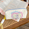 Cute capacious pencil case, handheld shoulder bag, storage bag