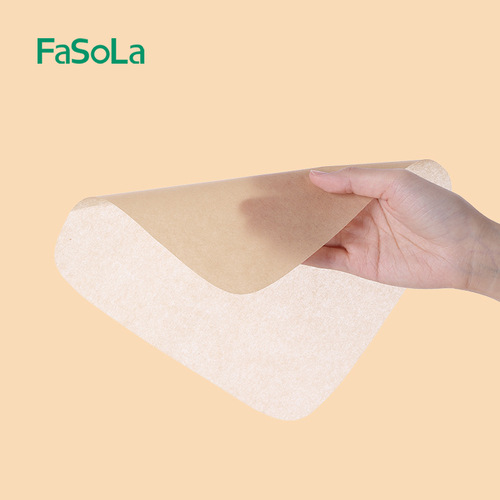 FaSoLa air fryer paper barbecue paper oil-absorbing paper round oven baking pan household log color baking oil-absorbing paper