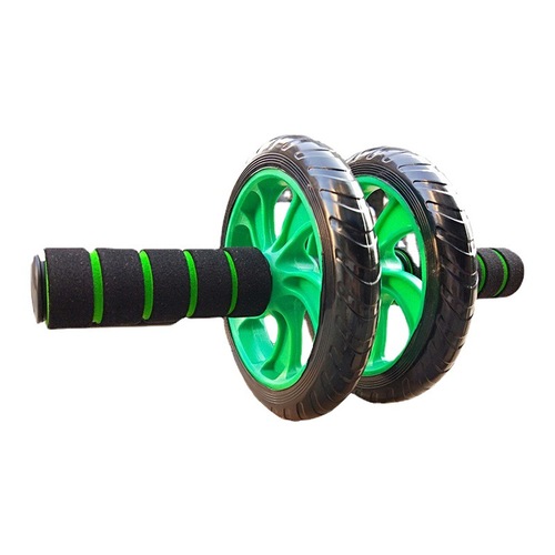 Factory direct sales functional abdominal wheel double-wheeled abdominal muscle trainer fitness equipment household silent abdominal muscle wheel giant wheel