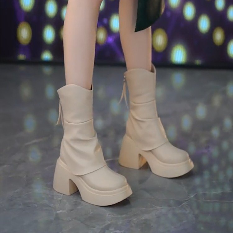 Waterproof Leather Western Bohemian Low Heel Pointed Toe Round Toe Slip-On Buckle Everyday Formal Events Footwear_voghion.com