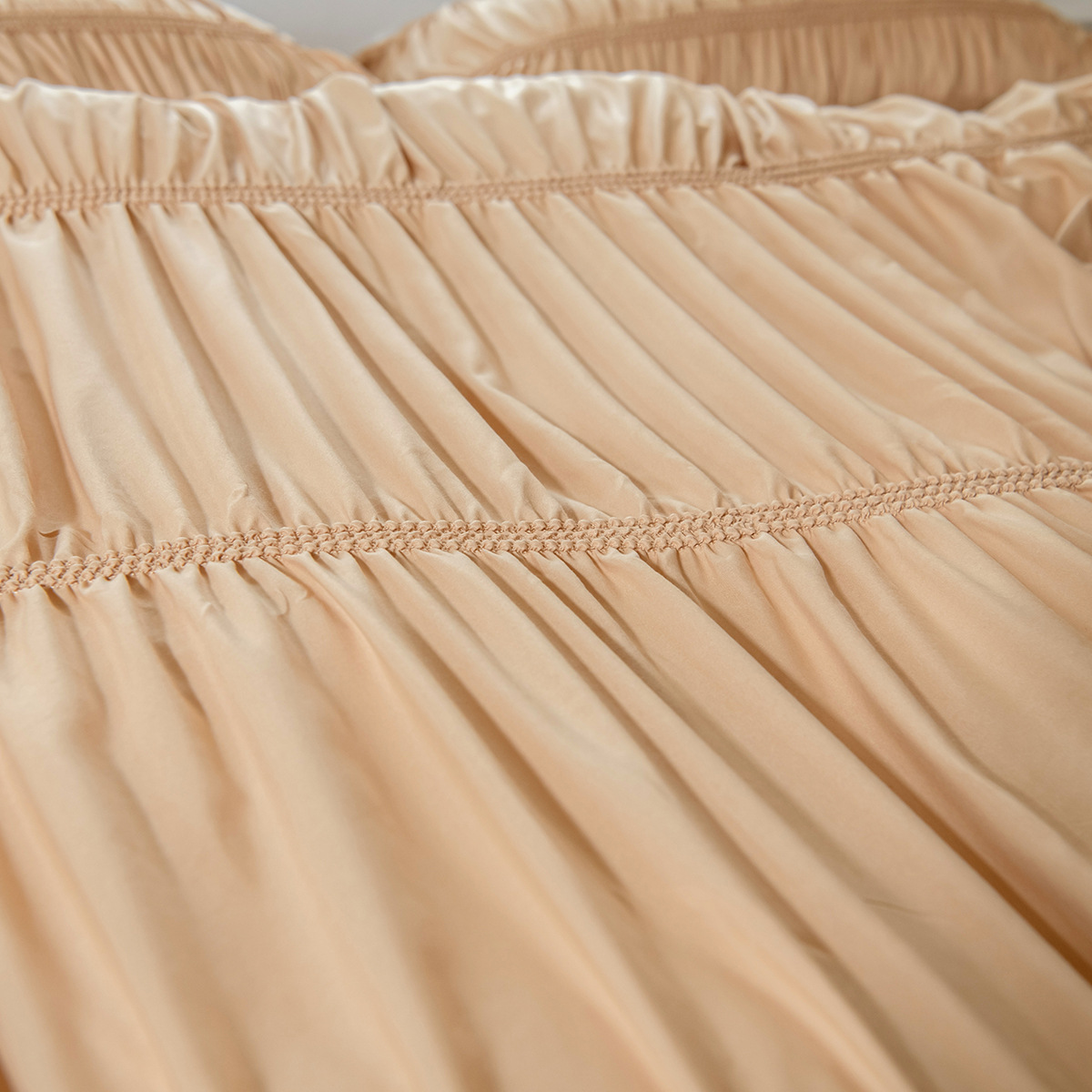 跨境家纺三件套外贸美国亚马逊热销松紧绣缩裥款爆款胖被