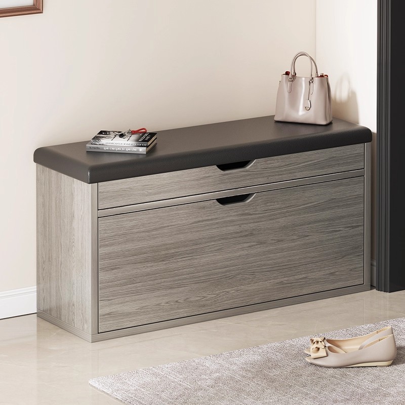 Taburete de cambio de zapatos en la puerta de entrada doméstica Taburete de vestir Taburete