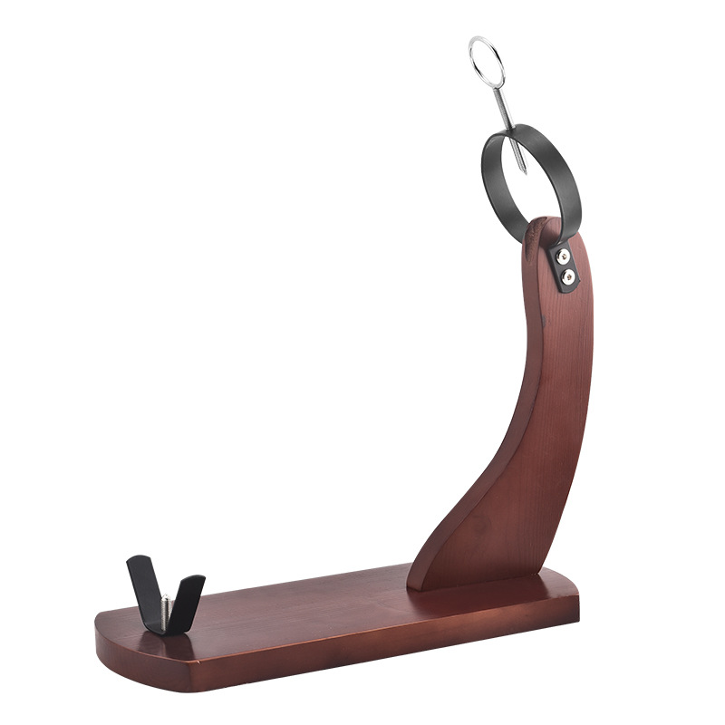 El fabricante produce madera española estante de jamón estante especial rectángulo de cocina conjunto creativo y práctico soporte