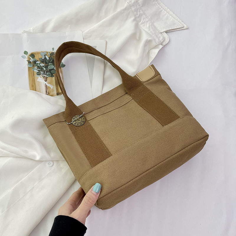 Verano nuevo bolso de lona japonés bolso de dama bolso de gran capacidad bolso de moda versátil bolso de moda casual