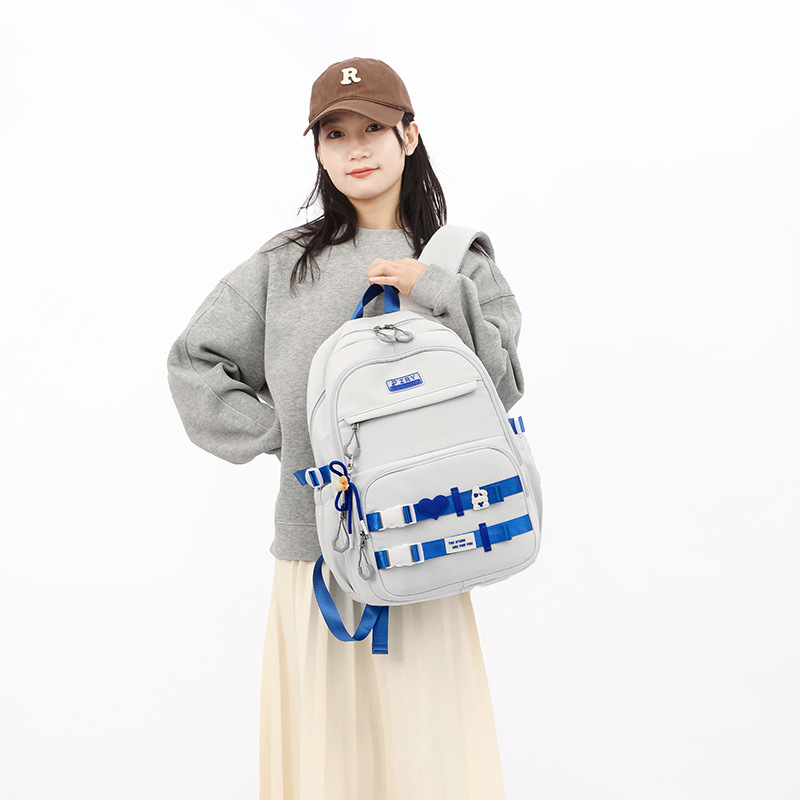 Nueva mochila mochila casual mochila coreana estilo de estilo de mujer alta sensación de viaje ligero mochila nicho diseño