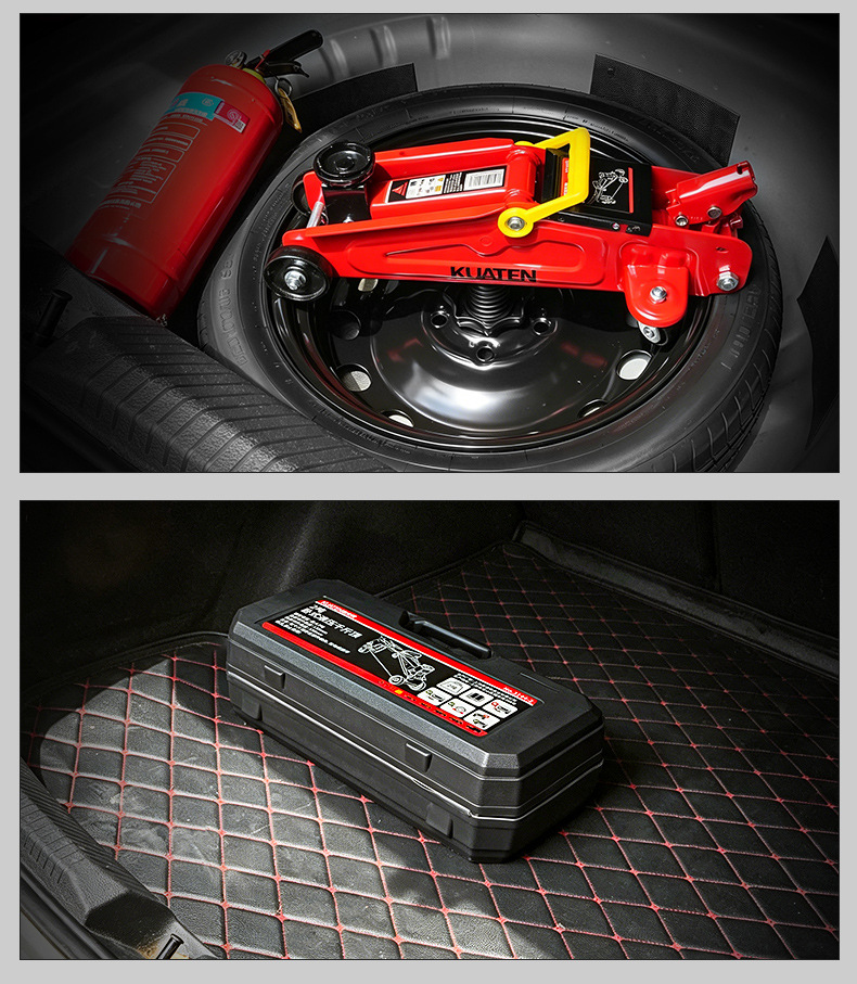 New horizontal hydraulic dual-pump ultra-low-profile 0kg 2-ton car and sports car special tire changing tool