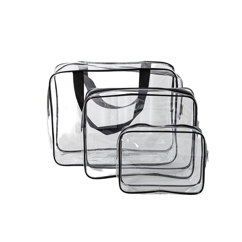 Bolsa de lavado simple portátil Juego de bolsa de cosméticos impermeable Bolsa de almacenamiento de viaje portátil Bolsa de almacenamiento multiusos de viaje de mano