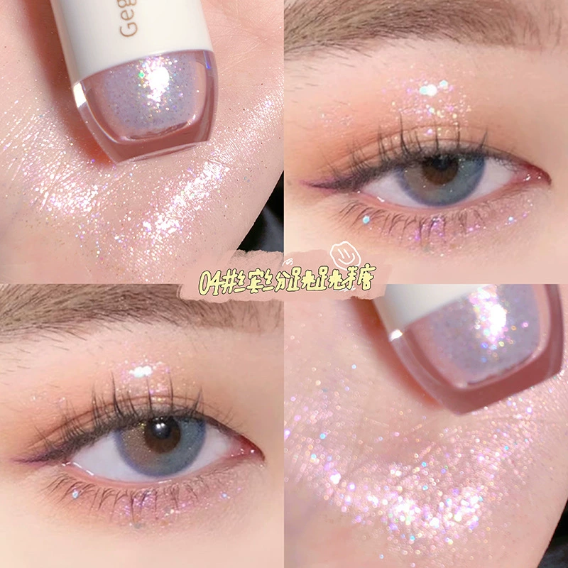 Жидкая глиттерная тень для век (Gege Bear) Gorgeous Line, 4 г, красочный блестящий финиш