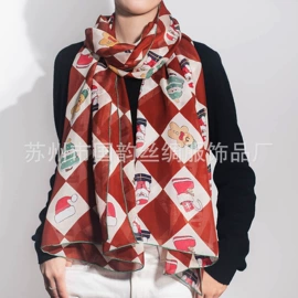 丝巾;发圈;围巾