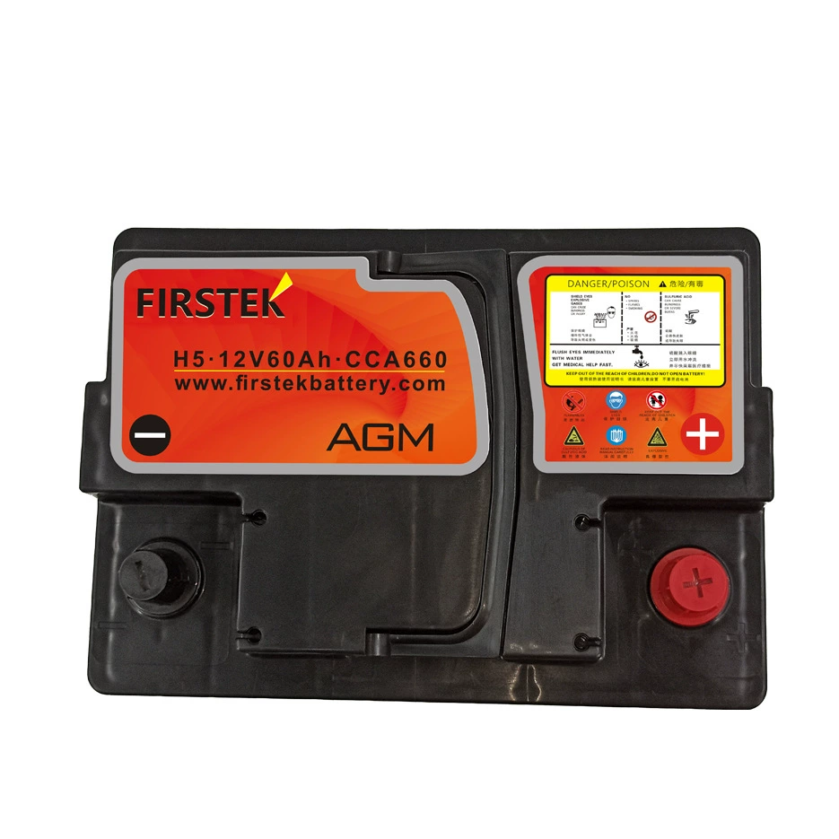 Ответственный за экспорт заказов AGM запуск-остановка батареи H5 12v60Ah STAT Start Stop Battery