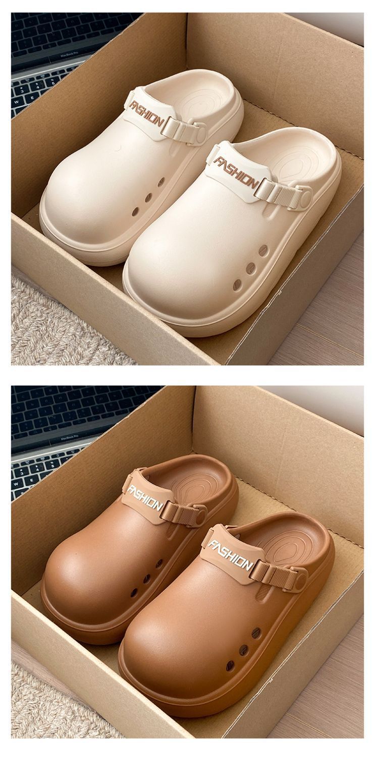 Women's Non-slip Thick Soled Summer Beach Clogs For Garden_voghion.com