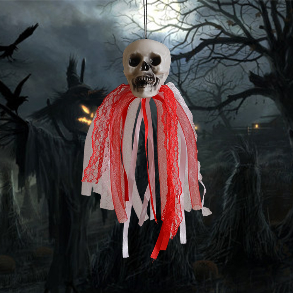 Nuevo pulpo de Halloween transfronterizo, fantasma colgante, decoración de calavera, decoración de barra de fiesta, accesorios, regalos de jardín de infantes