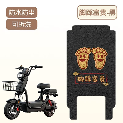 Suitable for Aima F2lite electric Electric vehicle foot mat - step-on-wealthhigh-quality-silk-loop-waterproof-and-non-slip