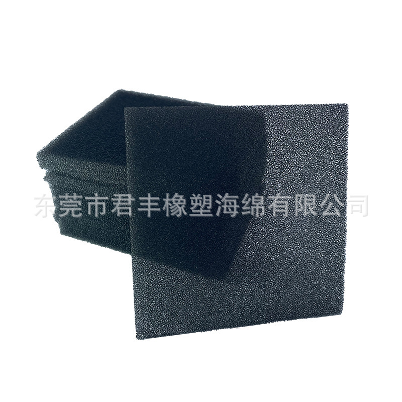 厂家供应鼓风机过滤棉出风口吸尘海绵薄滤网蜂窝状生物棉载体