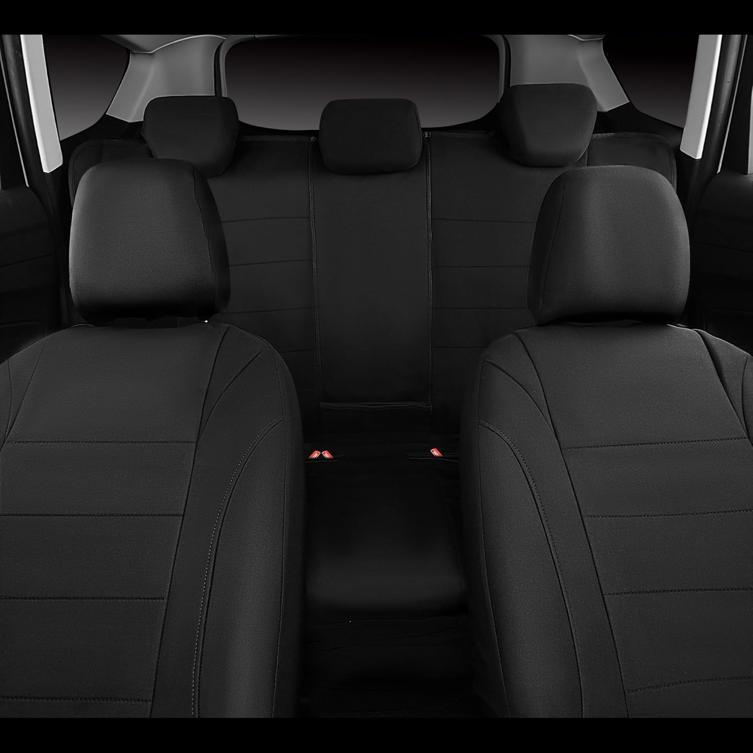 Pu Single-Line Crescent Leather Style Universal Car Seat Cushion Cover Amazon Temu Car Seat Cover