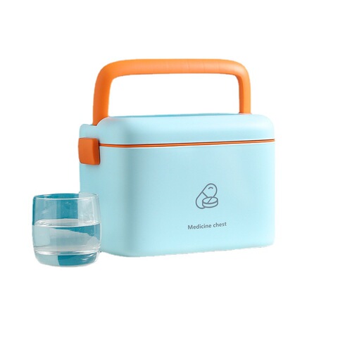 Medical box home decoration household medical box large capacity portable multi-functional emergency medicine storage box