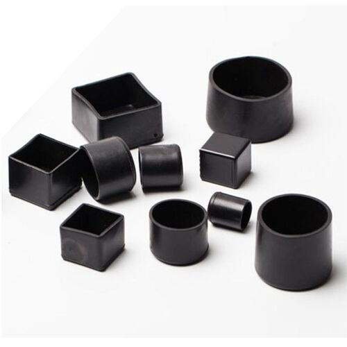 Black chair foot covers rubber table foot pads non-slip wear-resistant table leg covers protective cover thickened stool foot covers plastic