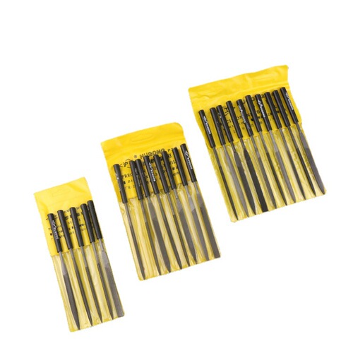 5-piece 10-piece file set, assorted files, sharpening tools, set of files, set of files, bagged steel files, fitter's files