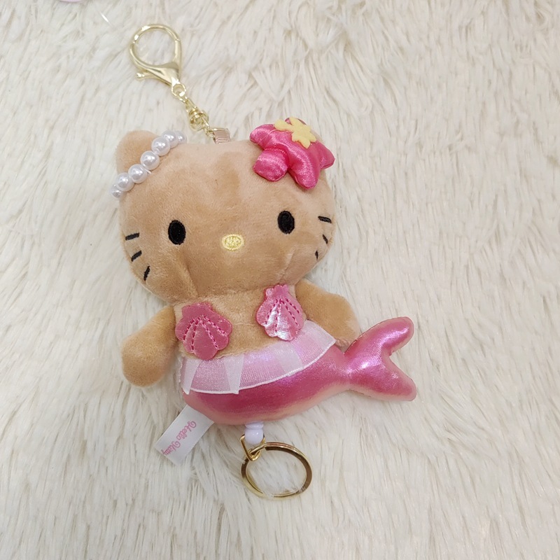日本の猫人魚妖精ユニコーンペンダントぬいぐるみキーホルダーバッグペンダント|undefined