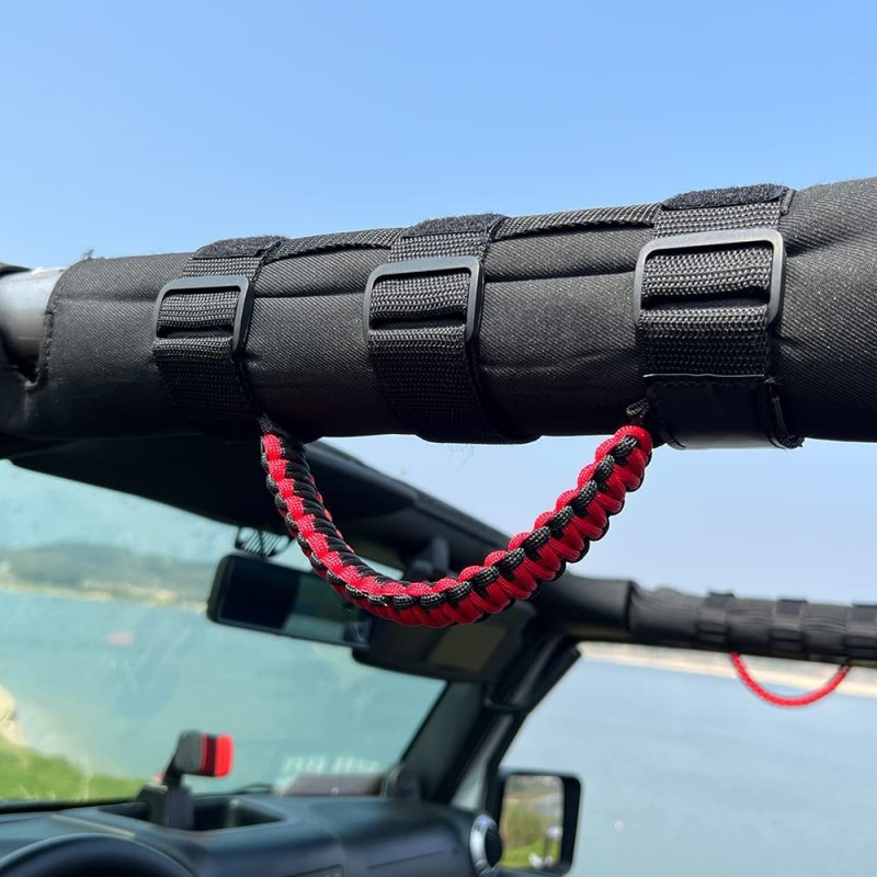 Suitable for Bronco Handle Ford Martyr Braided Umbrella Rope Armrest Wrangler Modified Multi-use Roof Handle