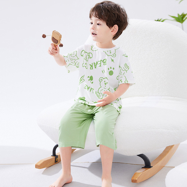 Children's summer thin pijama for boys