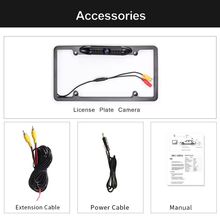 汽车美框车牌架WIFI无线高清红外夜视AHD防水倒车影像摄像头后视