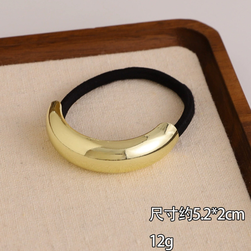 きわめてシンプルな対外貿易の冷たい風の高い弾力性の髪の縄の合金のシュシュの新型の馬尾は髪の筋の縄の卸売りを縛ります。|undefined