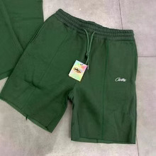 Cross-border Corteiz bordado con cremallera sin mangas chaleco hombre de moda de alta calle europea y americana trajes deportivos casuales