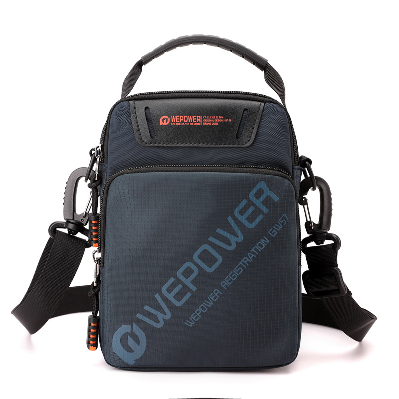WEPOWER nuevo bolso de hombro de tendencia transfronteriza para hombres de gran capacidad bolso de hombro para vestir bolso de cintura