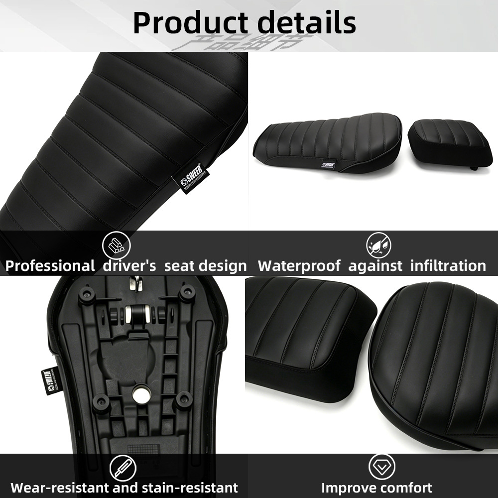 Suitable for Yamaha Pg1 Motorcycle Accessories, Modified Comfortable Non-Slip Thickened Seat Cushion, Upgraded Special Seat Cover