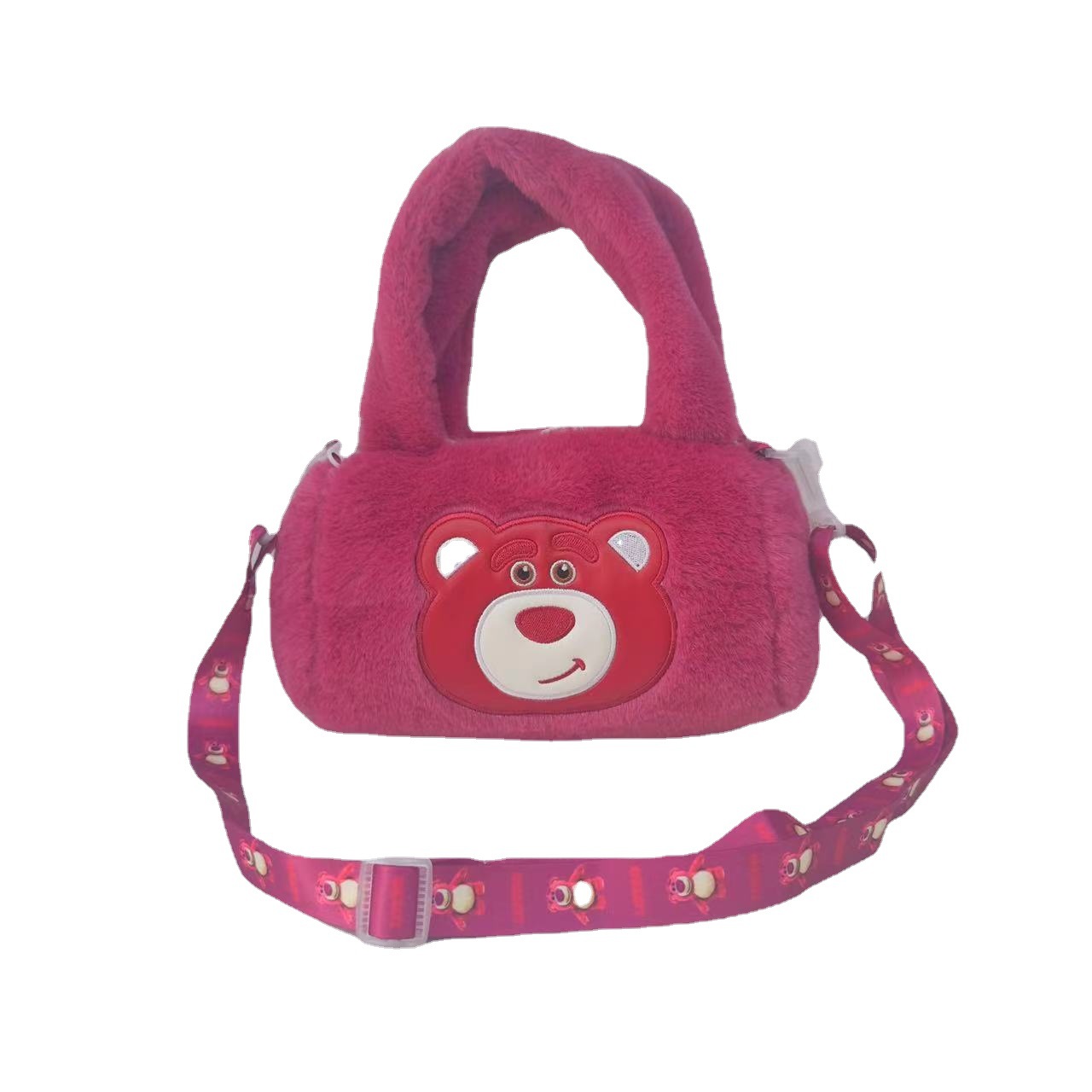 Nuevo peluche de oso para máquina de garras, bolso de hombro infantil, regalo de exportación