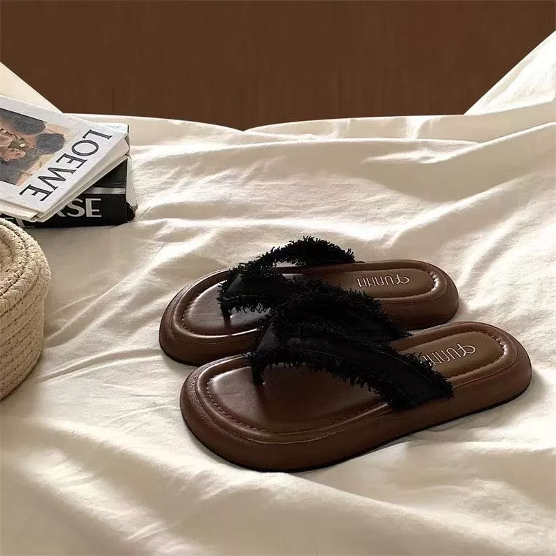 Platform Beach Slides, High-Breathable Summer Flip Flops, Platform Sole, Sizes 35–40