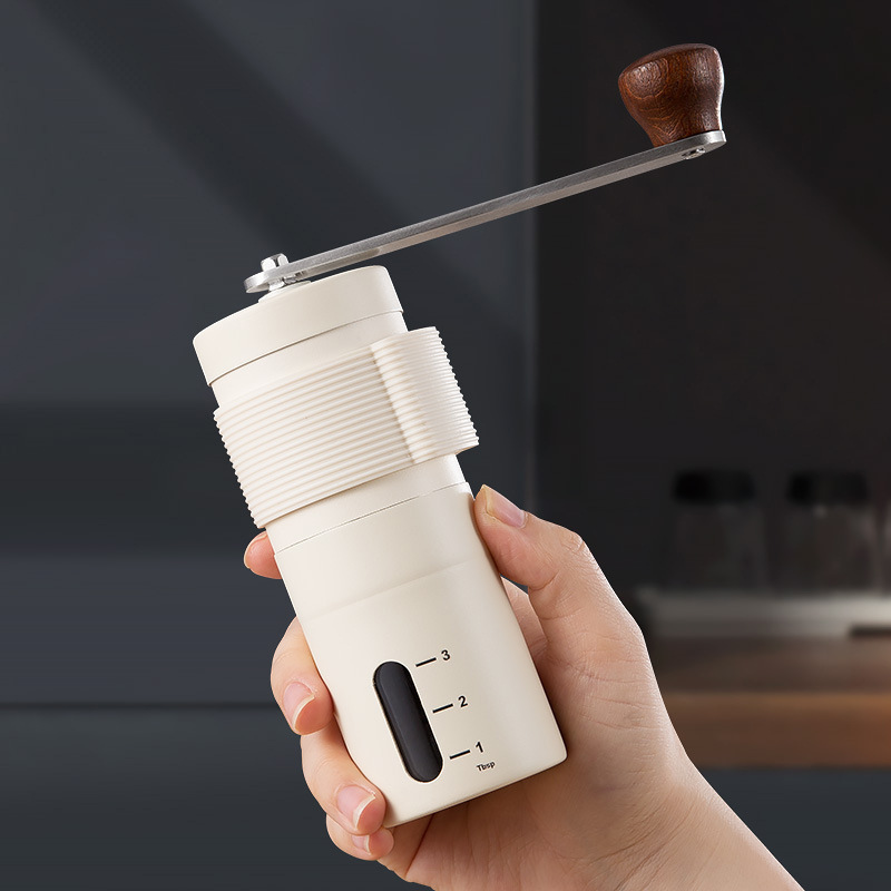 Juego de café hecho a mano Molinillo Taza de filtro Olla para compartir Juego de camping Cafetera de viaje portátil Café molido a mano