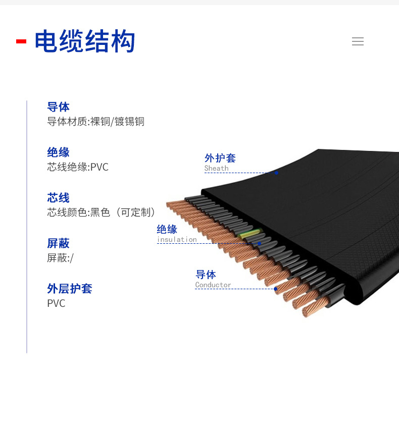 電梯隨行扁電纜