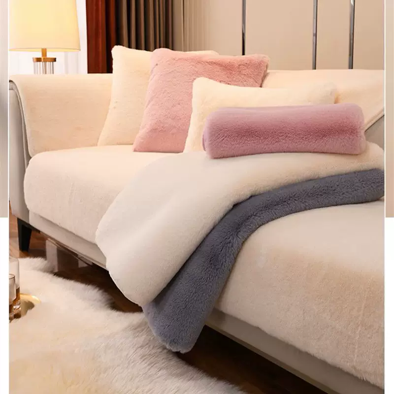 Winter sofa, plush modern and minimalistic seat, increased thickness