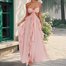 G 48127 Summer Floral Hem Dress �ȼ�����ȹ ŷ���羳����ѷ��