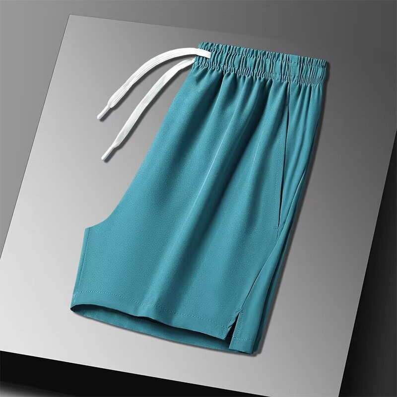 Wholesale In-Stock Men's Summer Running Marathon Sports Shorts, 3/4 Length Quick-Dry Basketball Fitness Shorts, Cheap