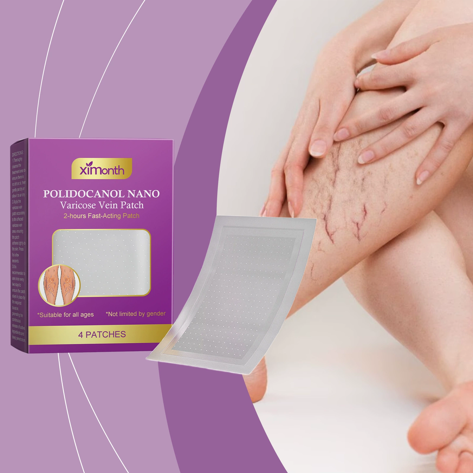 XIMONTH Пластырь для ухода за ногами Нежный питательный уход Плед для ног Пластырь для внешнего ухода