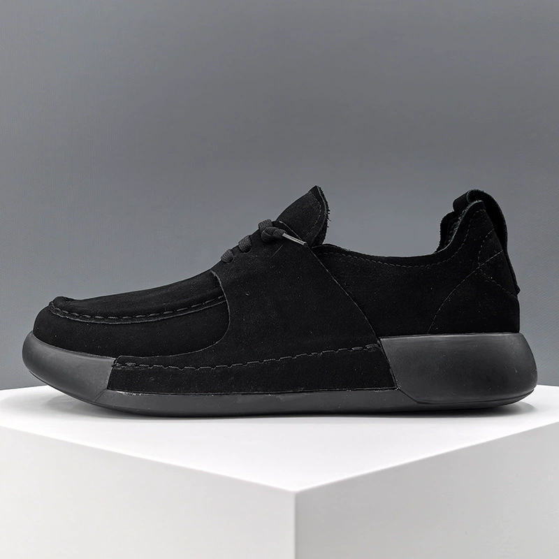 К sneakers стиль в корейском стиле из натуральной кожи, полуперчатые ботинки в демисезонной матовой отделке с европейским шиком