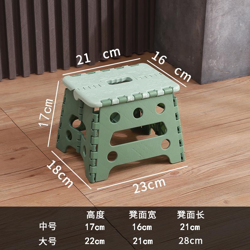 Engrosado tamaño pequeño trenzado verde