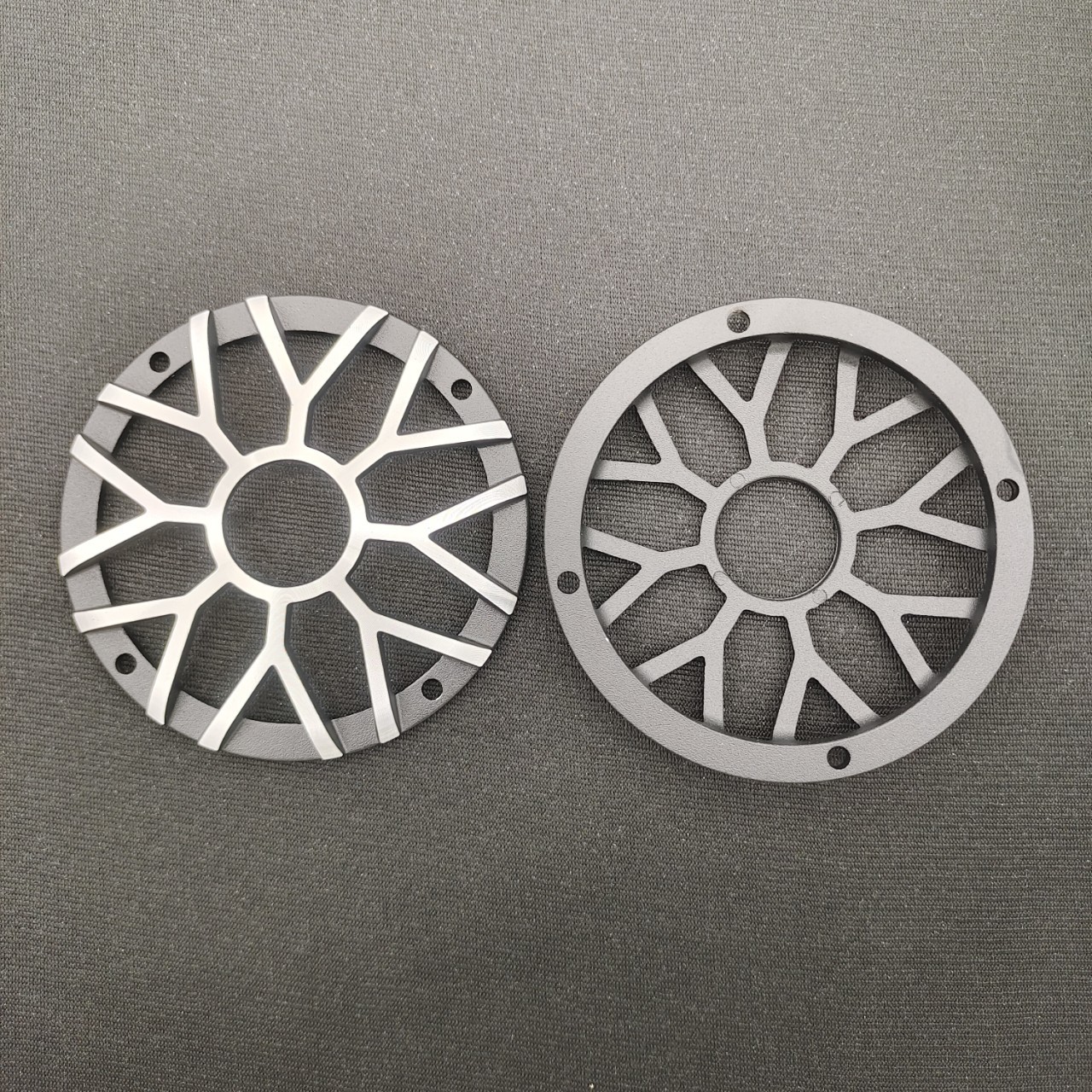 Car audio midrange speaker 3 inch 3.5 inch aluminum alloy mesh cover metal mesh cover protective cover