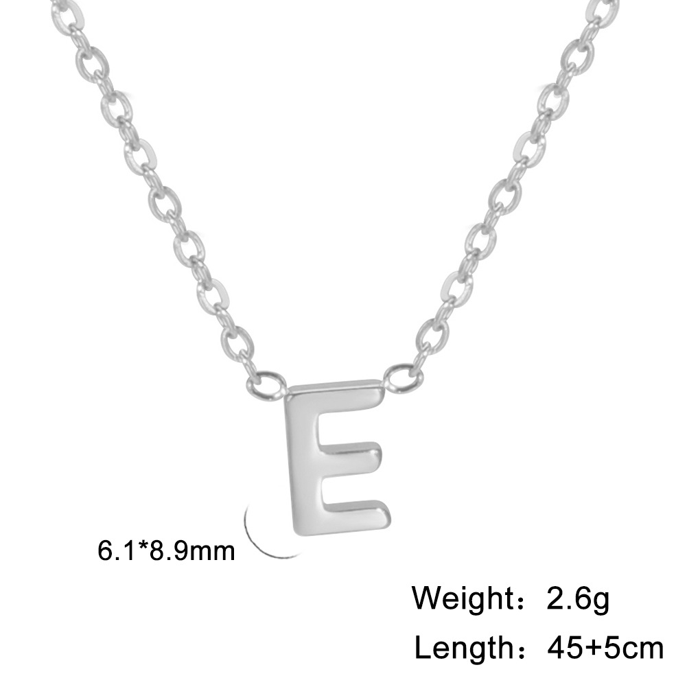 Steel, letter E