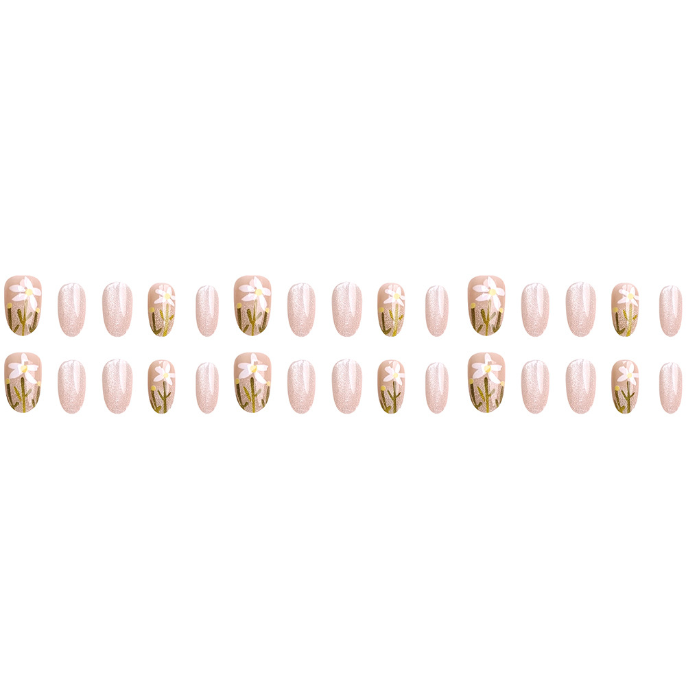 Puramente deseoso de la luz, ojo de gato, 30 piezas de margarita fresca, manicura blanca, manijas falsas, libro rojo, lote mixto