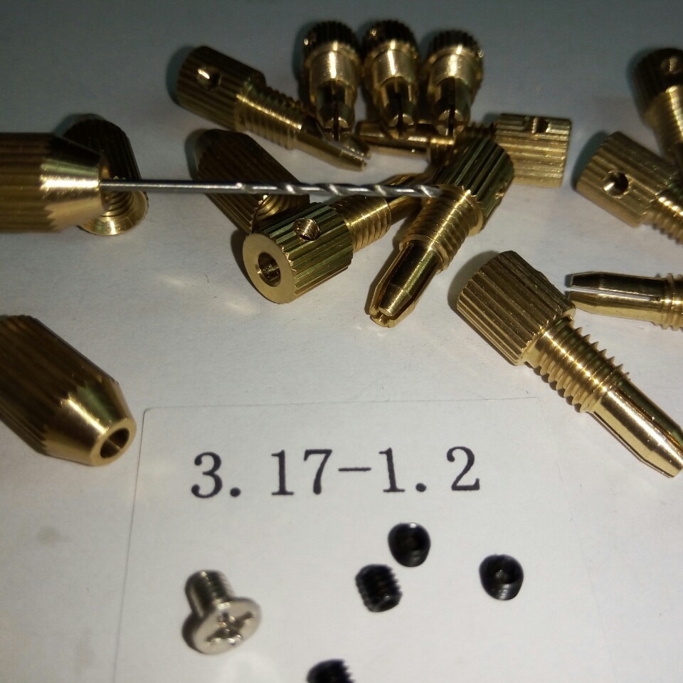 3.17-1.2铜夹 大量供应小钻夹,钻头夹头,小电钻钻夹木工手工